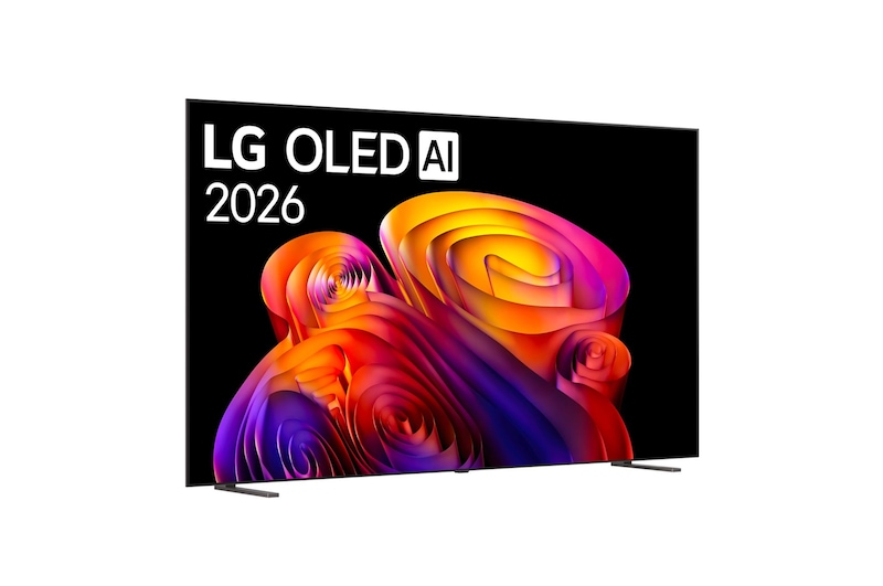 Foto inclinata TV OLED83B6ELB 2026